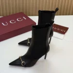 Gucci Women Donna Bootie-Black A00CAYAAGV9