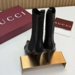 Gucci Women Donna Bootie-Black A00CAYAAGV9