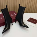 Gucci Women Donna Bootie-Black A00CAYAAGV9