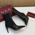 Gucci Women Donna Bootie-Black A00CAYAAGV9
