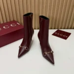 Gucci Women Donna Bootie-Dark Burgundy A00CAYAAGV9