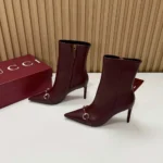 Gucci Women Donna Bootie-Dark Burgundy A00CAYAAGV9