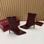 Gucci Women Donna Bootie-Dark Burgundy A00CAYAAGV9