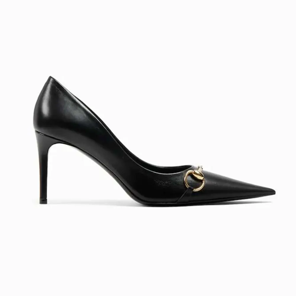 Gucci Women Donna Pump-Black A0068H0IC001000 (1) Gucci Women Donna Pump-Black A0068H0IC001000