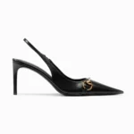 Gucci Women Donna Slingback Pump-Black A0068PAAF0M