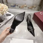 Gucci Women Donna Slingback Pump-Black A0068PAAF0M