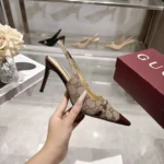 Gucci Women Donna Slingback Pump-Sand A0068TFAGHW