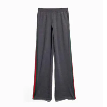 Gucci Women Fine Wool Leisure Pants With Web A006FPXKFTL