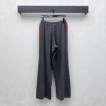 Gucci Women Fine Wool Leisure Pants With Web A006FPXKFTL
