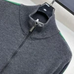Gucci Women Fine Wool Zip Jacket With Web A006FMXKFTL