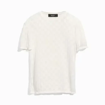 Gucci Women GG Cotton Devoré T-Shirt 875544XKFMQ