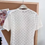 Gucci Women GG Cotton Devoré T-Shirt 875544XKFMQ