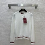 Gucci Women GG Fine Cotton Viscose Jacquard Cardigan ‎875677XKD3R