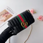 Gucci Women Jetset Gg Marmont Small Shoulder Bag-Black ‎A006X1AAG8N