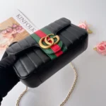 Gucci Women Jetset Gg Marmont Small Shoulder Bag-Black ‎A006X1AAG8N