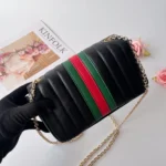 Gucci Women Jetset Gg Marmont Small Shoulder Bag-Black ‎A006X1AAG8N
