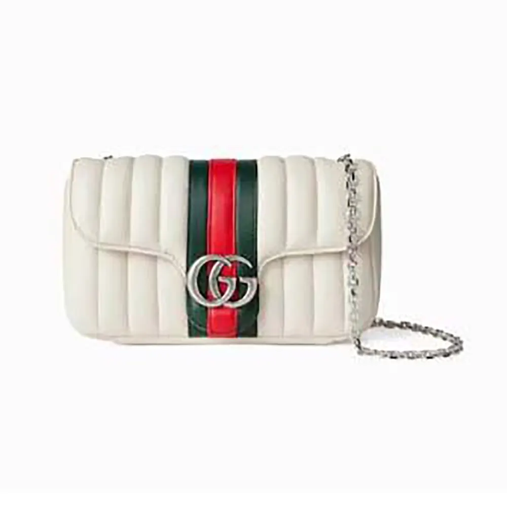 Gucci Women Jetset Gg Marmont Small Shoulder Bag-White A006X1AAG9F (1) Gucci Women Jetset Gg Marmont Small Shoulder Bag-White A006X1AAG9F