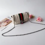 Gucci Women Jetset Gg Marmont Small Shoulder Bag-White A006X1AAG9F