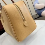 Gucci Women Large Boston Bag With Bamboo-Dark Beige A006ODAAHEI