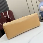 Gucci Women Large Boston Bag With Bamboo-Dark Beige A006ODAAHEI