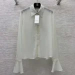 Gucci Women Light Silk Georgette Shirt 871996ZHS049200 - Image 2