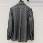 Gucci Women Printed Silk Twill Shirt With Bow 860513ZAUUN - Image 3