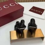 Gucci Women Vittoria Pump With Elastic-Black ‎A00661AAGRI