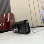 Gucci Women Wallet On Chain With Horsebit-Black A006YU