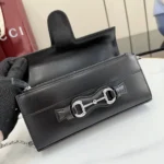 Gucci Women Wallet On Chain With Horsebit-Black A006YU