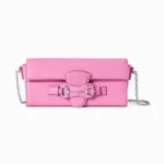 Gucci Women Wallet On Chain With Horsebit-Pink A006YU