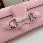 Gucci Women Wallet On Chain With Horsebit-Pink A006YU