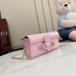 Gucci Women Wallet On Chain With Horsebit-Pink A006YU