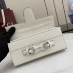 Gucci Women Wallet On Chain With Horsebit-White A006YU