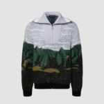 Louis Vuitton LV Men Jacquard Zippered Turtleneck Cardigan 1AKLVW