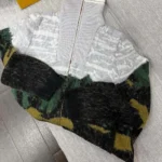 Louis Vuitton LV Men Jacquard Zippered Turtleneck Cardigan 1AKLVW
