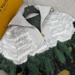 Louis Vuitton LV Men Jacquard Zippered Turtleneck Cardigan 1AKLVW