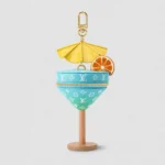 Louis Vuitton LV Unisex Sunset Pouch Bag Charm Light Blue M04389