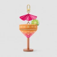 Louis Vuitton LV Unisex Sunset Pouch Bag Charm Orange M04194