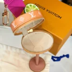 Louis Vuitton LV Unisex Sunset Pouch Bag Charm Orange M04194