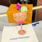 Louis Vuitton LV Unisex Sunset Pouch Bag Charm Orange M04194