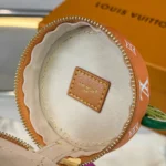 Louis Vuitton LV Unisex Sunset Pouch Bag Charm Orange M04194