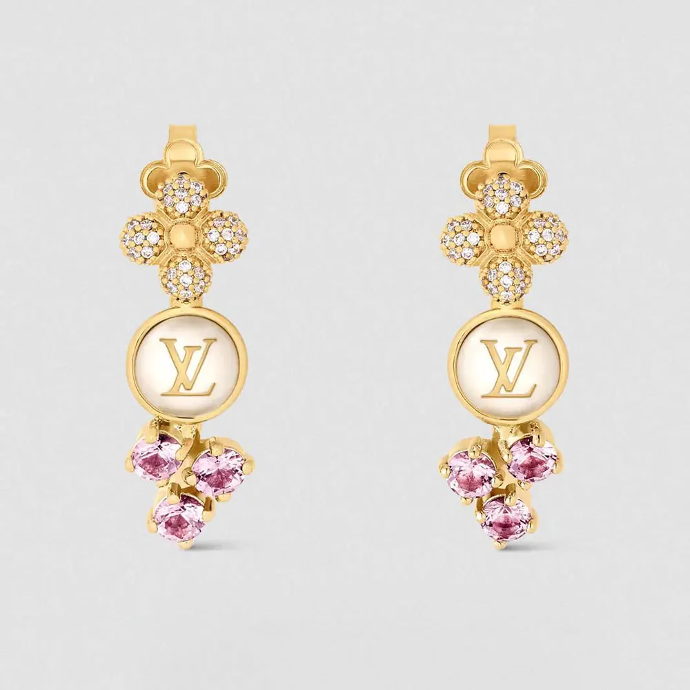 Louis Vuitton LV Women Blooming Symphony Earrings M04227 (1) Louis Vuitton LV Women Blooming Symphony Earrings M04227