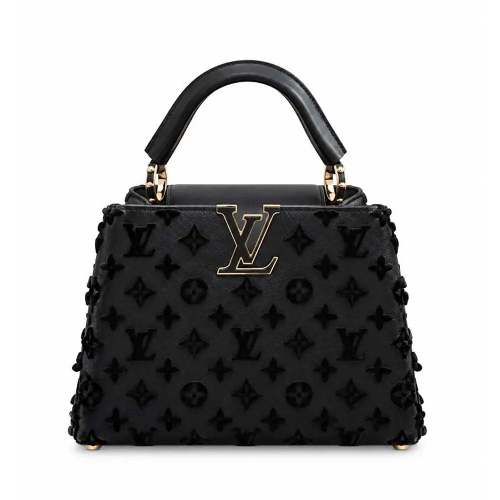 Louis Vuitton LV Women Capucines BB Handbag Taurillon Leather (1) Louis Vuitton LV Women Capucines BB Handbag Taurillon Leather - Image 1