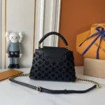 Louis Vuitton LV Women Capucines BB Handbag Taurillon Leather - Image 3
