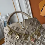 Louis Vuitton LV Women Capucines BB Handbag Taurillon Leather Gold-toned - Image 26