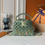 Louis Vuitton LV Women Capucines BB Handbag Taurillon Leather Gold-toned - Image 10