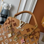 Louis Vuitton LV Women Capucines BB Handbag Taurillon Leather Gold-toned - Image 8