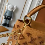 Louis Vuitton LV Women Capucines BB Handbag Taurillon Leather Gold-toned - Image 7
