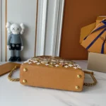 Louis Vuitton LV Women Capucines BB Handbag Taurillon Leather Gold-toned - Image 6