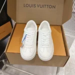 Louis Vuitton Unisex LV Flash Sneaker White 1AJA20 - Image 4